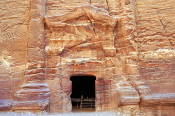 Jordan , Petra  travel destination  and one of seven wonders and UNESCO World Heritage site