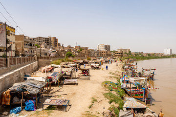 Sukkur Indus River Slums 31