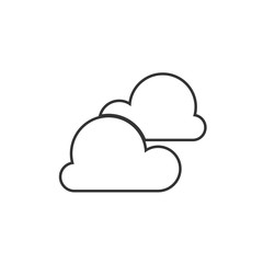 cloud icon vector illustration for website and design icon