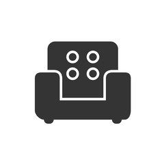 couch icon vector illustration for website and design icon