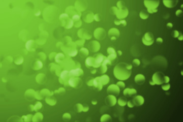 Obraz premium magic blurred bokeh effect background green