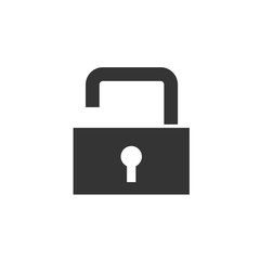 open locker icon vector illustration for website and design icon