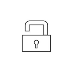 open locker icon vector illustration for website and design icon