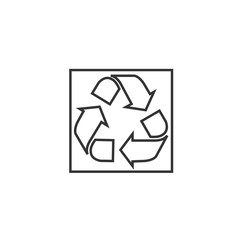 recycle icon vector illustration for website and design icon