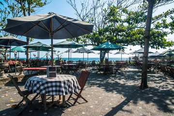 A beautiful view of Tanah Lot temple in Bali, Indonesia.
