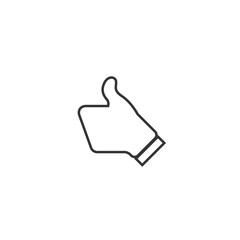 thumbs up icon vector illustration for website and design icon