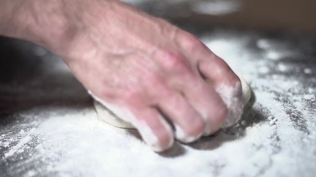 Preparation of pita bread dough