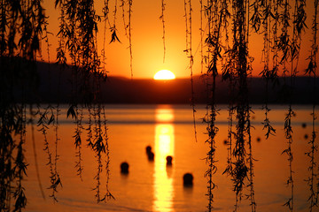 Sonnenuntergang in Sipplingen