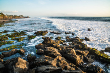 A beautiful view of Tanah Lot temple in Bali, Indonesia.