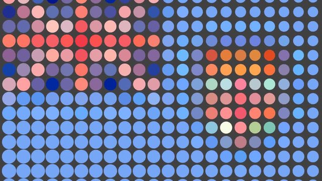 Flag made by dots - Fiji