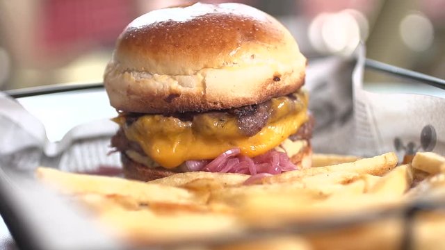 The perfect harmony of burgers and fries