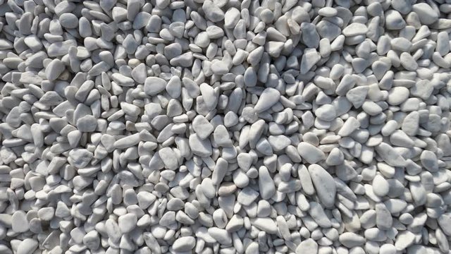 White pebble stone background