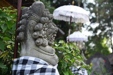 A beautiful view of hindu temple in Bali, Indonesia