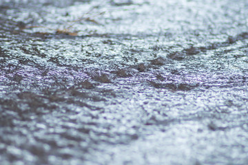 Chromatic Aberration on moving water