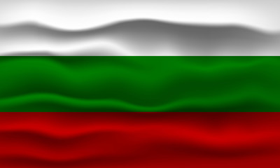 Vector illustration national flag of Bulgaria. Simply vector illustration eps10.