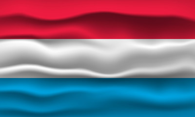 Vector illustration national flag of luxembourg. Simply vector illustration eps10.