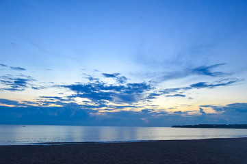 Sun rice Beach in the morning pasikuda Sri lanka