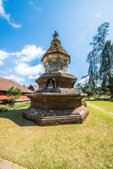 A beautiful view of Ulun Danu Beratan temple in Bali, Indonesia.