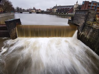 dam on the river