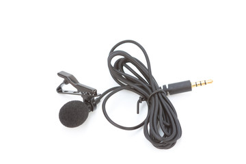 microphone on white background