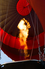 Obraz premium Turkey, Cappadocia, balloon ride over G reme, incredible geological landscapes aerial view