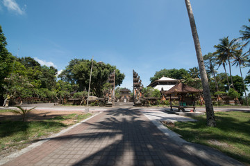 Obraz premium A beautiful view of hindu temple in Bali, Indonesia.
