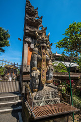 A beautiful view of hindu temple in Bali, Indonesia.