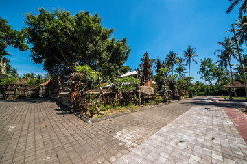 A beautiful view of hindu temple in Bali, Indonesia.