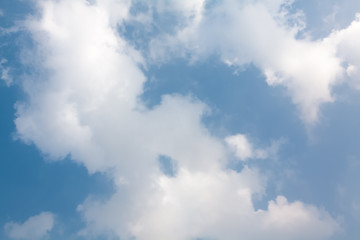 blue sky with white clouds