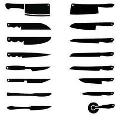 knife vector icon. knives illustration sign collection.