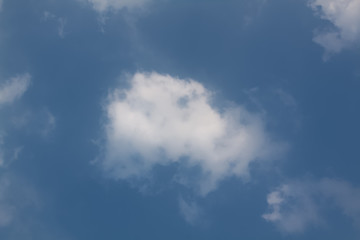 blue sky with white clouds