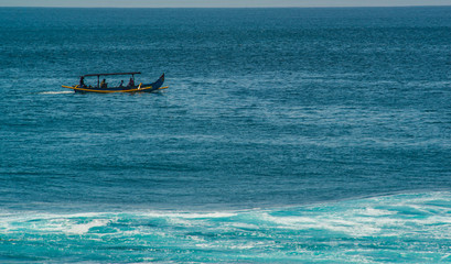 A beautiful view of Uluwatu beach in Bali, Indonesia.