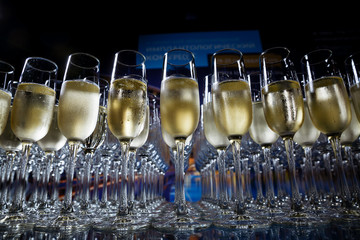 Champagne in a glass