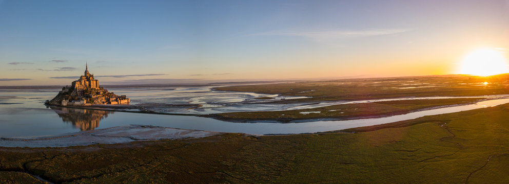 Le Mont Saint-Michel in Frankreich -Normandie
