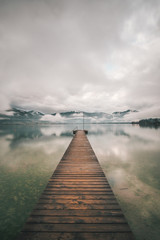 Bootssteg im Salzburger Land