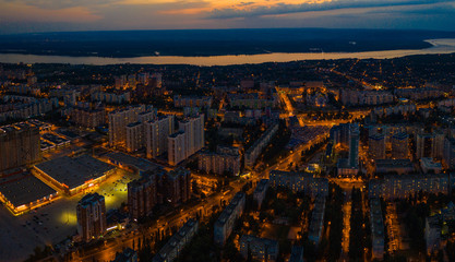 Aerial city view