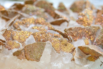 marcasite iridescent rainbow small crystals