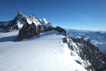 High mountain in Aosta Valley, Italy