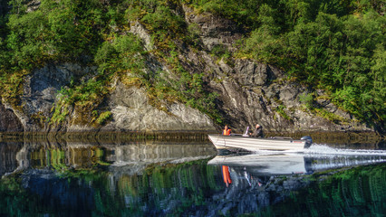boat on the fjord