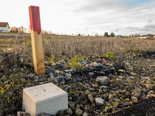 German boundary stone (called 