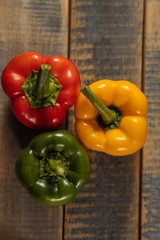 bell peppers on black background, paprika with drops of water on black background, healthy eating vegetables, vegetables for the restaurant