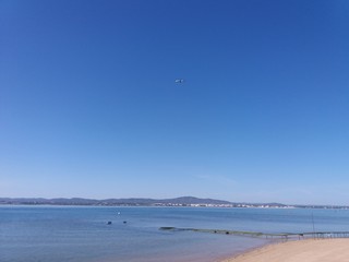 beach and sea