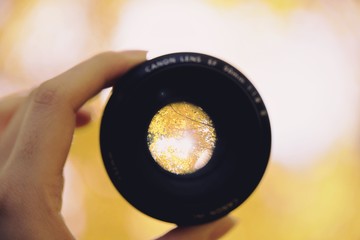 camera and lens
