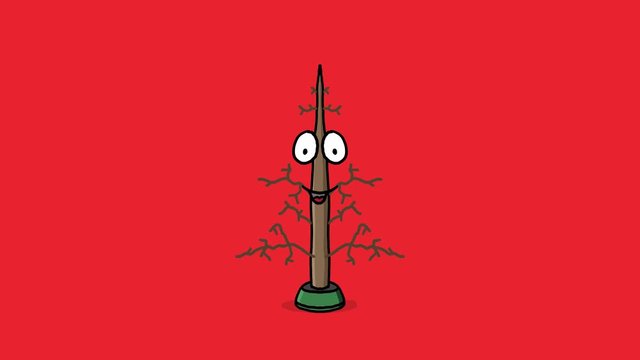 Weihnachtsbaum Cartoon Animation