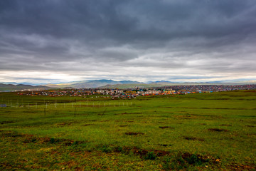 mongolie paysages de la steppe