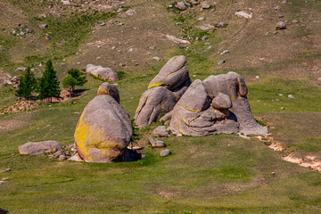 mongolie paysages de la steppe