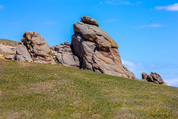mongolie paysages de la steppe