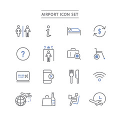 AIRPORT ICON SET