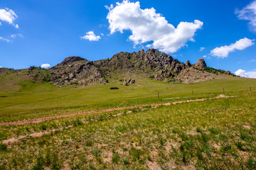 mongolie paysages de la steppe