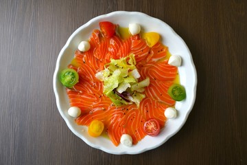 サーモンのカルパッチョ